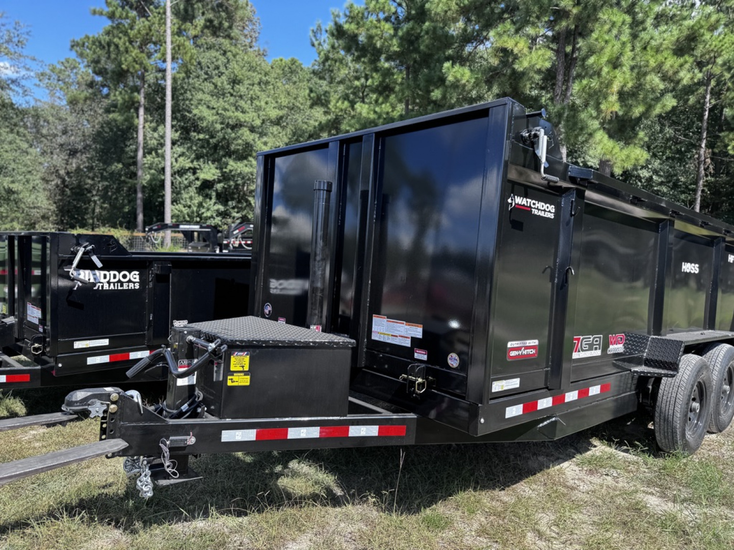 New 2026 Watchdog Hoss 7x16 Dump Trailer – 4' Sides, 14K GVWR, Telescoping Front Cylinder