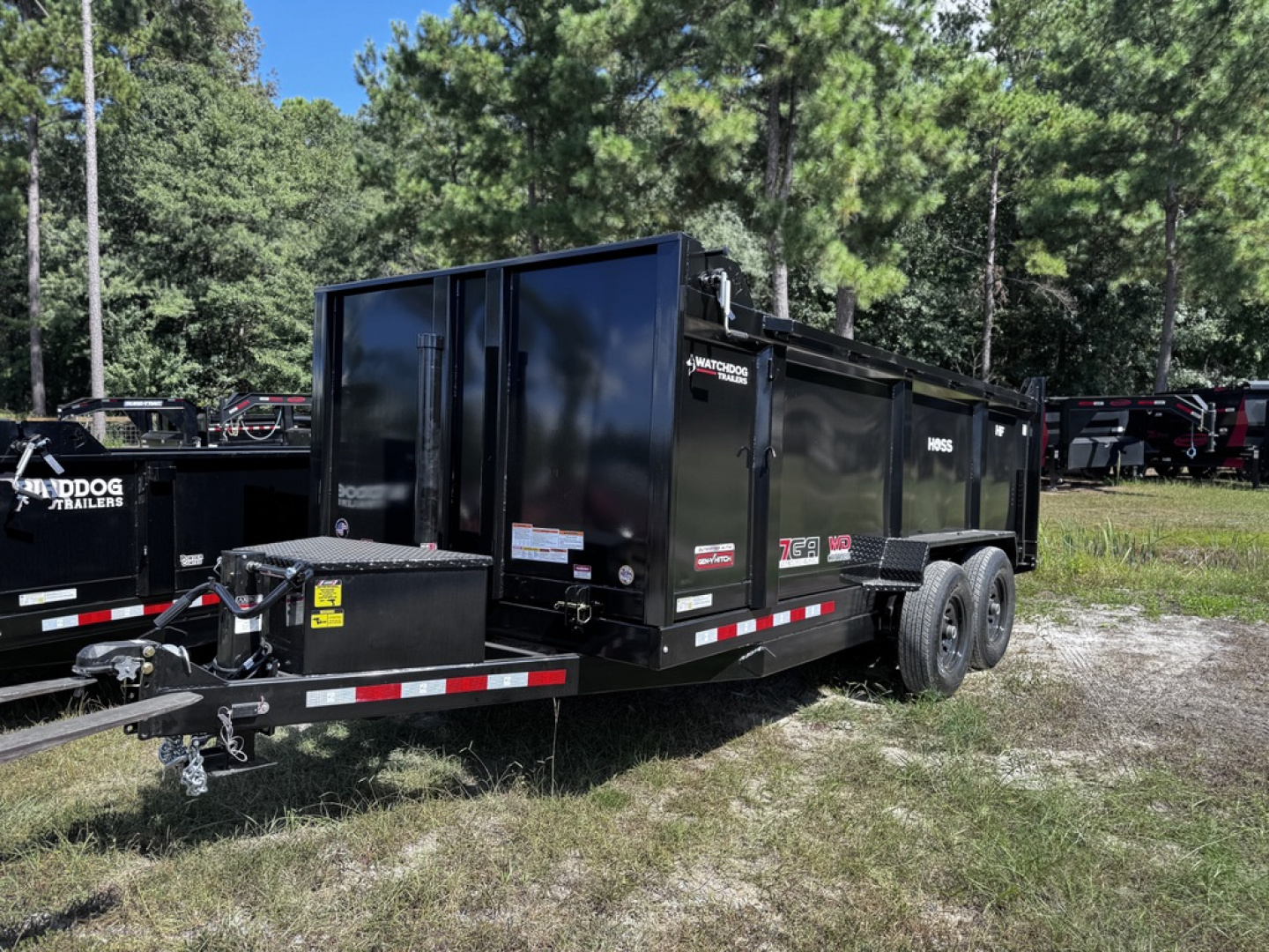 New 2026 Watchdog Hoss 7x16 Dump Trailer – 4' Sides, 14K GVWR, Telescoping Front Cylinder