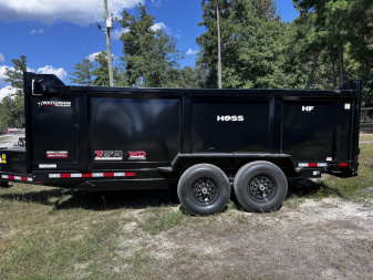 New 2026 Watchdog Hoss 7x16 Dump Trailer – 4' Sides, 14K GVWR, Telescoping Front Cylinder