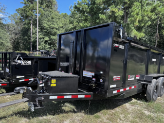 New 2026 Watchdog Hoss 7x16 Dump Trailer – 4' Sides, 14K GVWR, Telescoping Front Cylinder