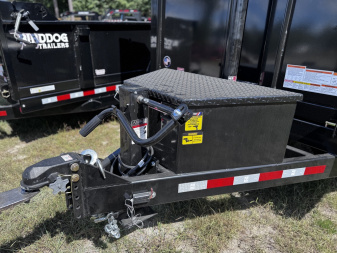 New 2026 Watchdog Hoss 7x16 Dump Trailer – 4' Sides, 14K GVWR, Telescoping Front Cylinder