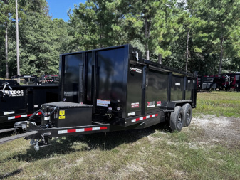 New 2026 Watchdog Hoss 7x16 Dump Trailer – 4' Sides, 14K GVWR, Telescoping Front Cylinder
