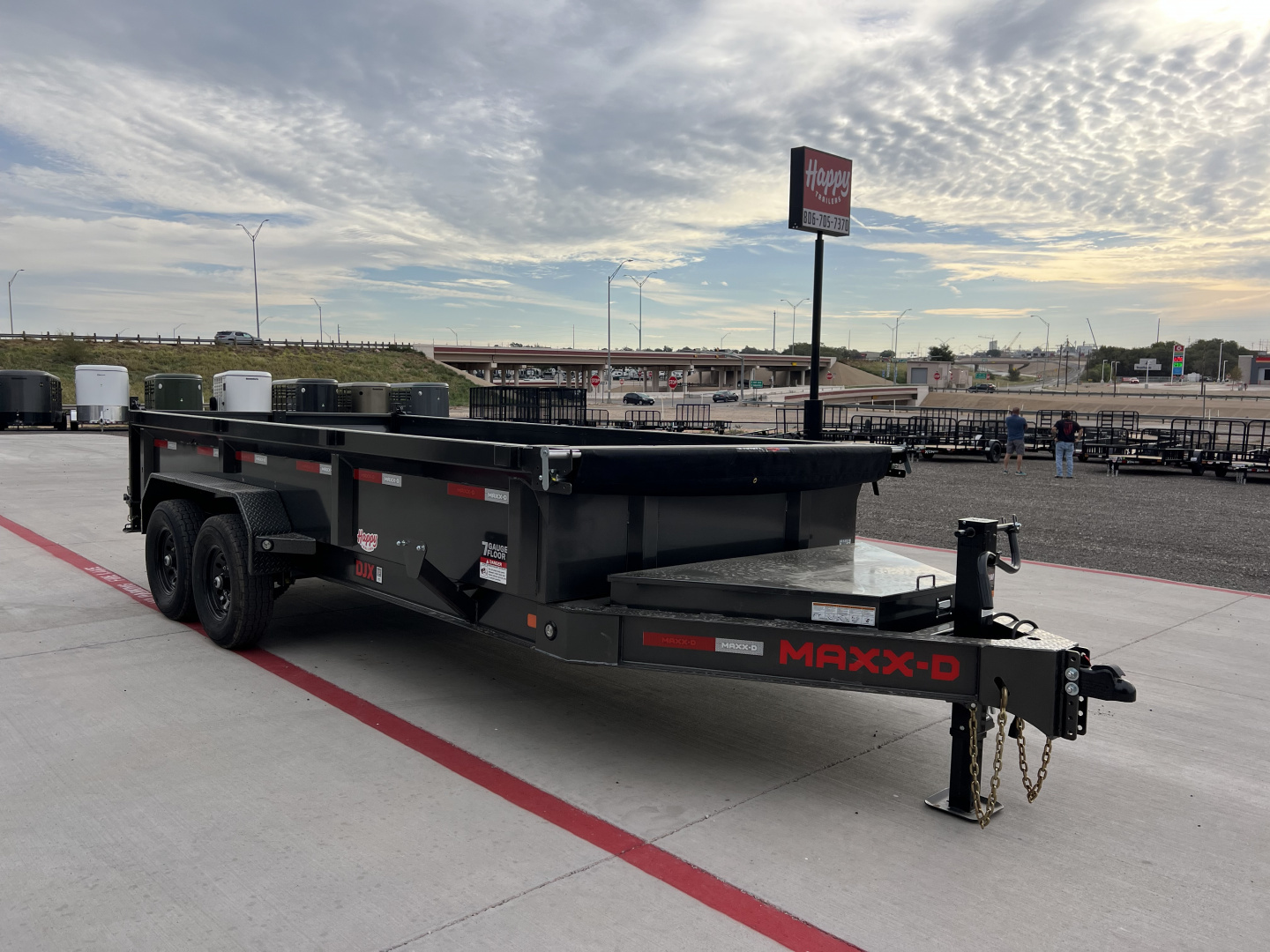 New 2026 MAXX-D 83”x16’ BP Dump w/ 24” Sides – DJX