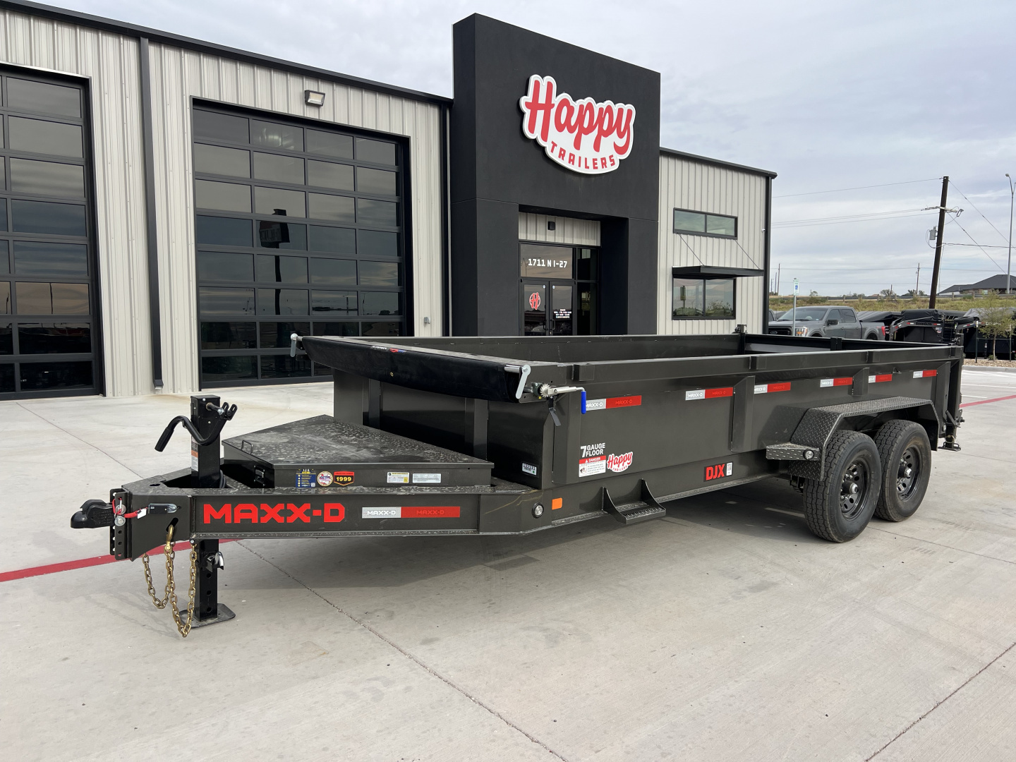 New 2026 MAXX-D 83”x16’ BP Dump w/ 24” Sides – DJX