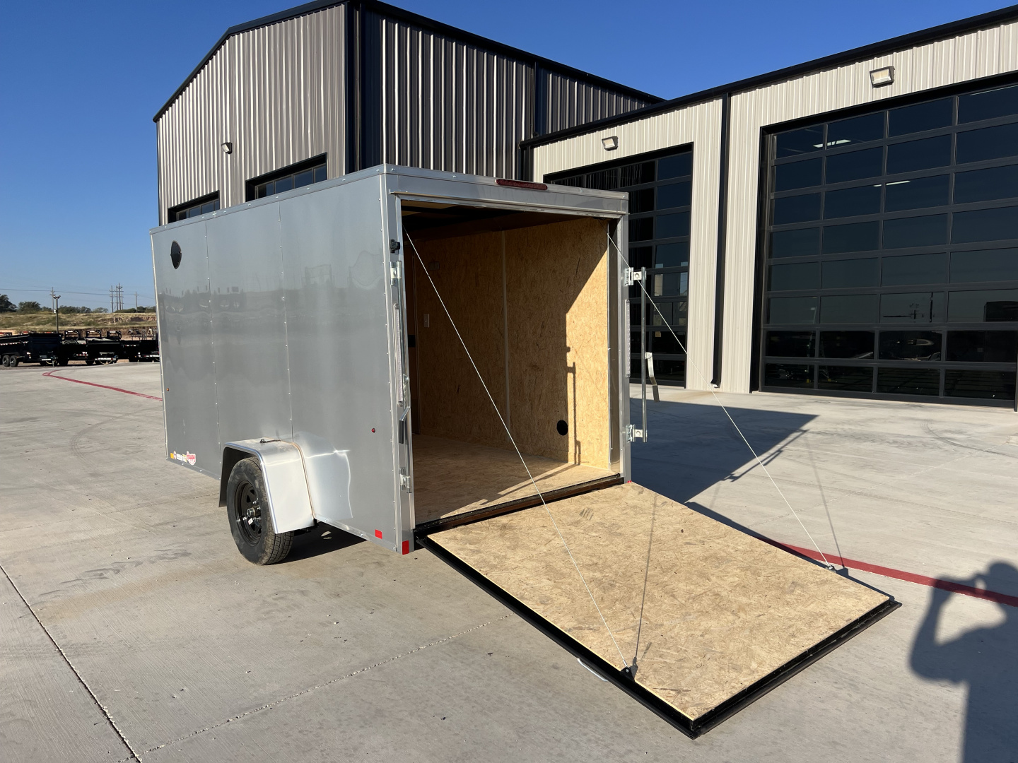 New 2026 Compass 6'x12' Enclosed Cargo Trailer - Indigo DLX