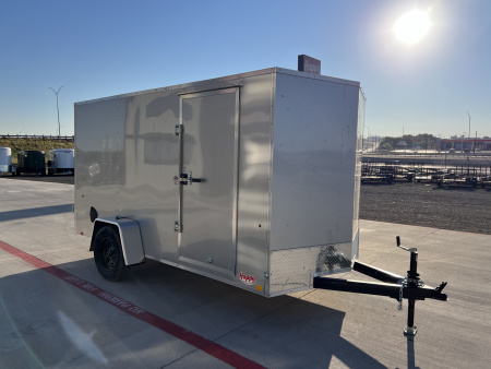 New 2026 Compass 6'x12' Enclosed Cargo Trailer - Indigo DLX