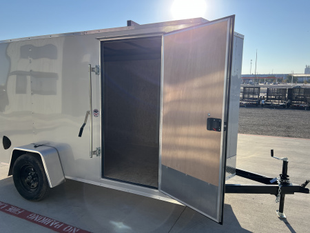 New 2026 Compass 6'x12' Enclosed Cargo Trailer - Indigo DLX