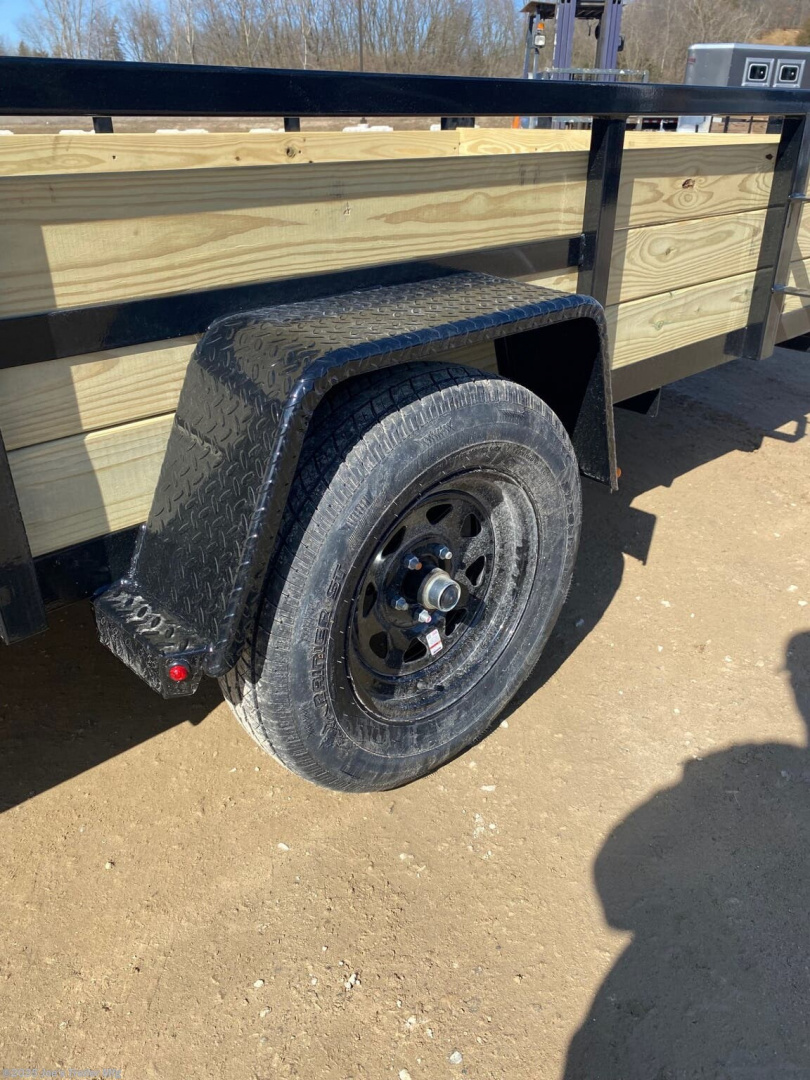 New 2025 H&H H7612WS-070 Utility Trailer