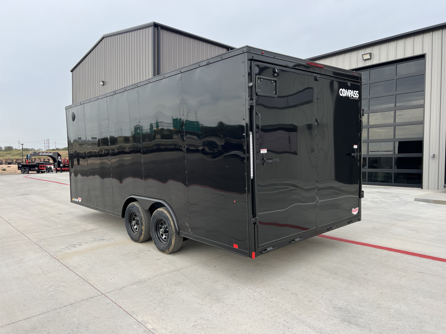 New 2026 Compass 8.5x20' Enclosed Cargo Trailer - Indigo DLX