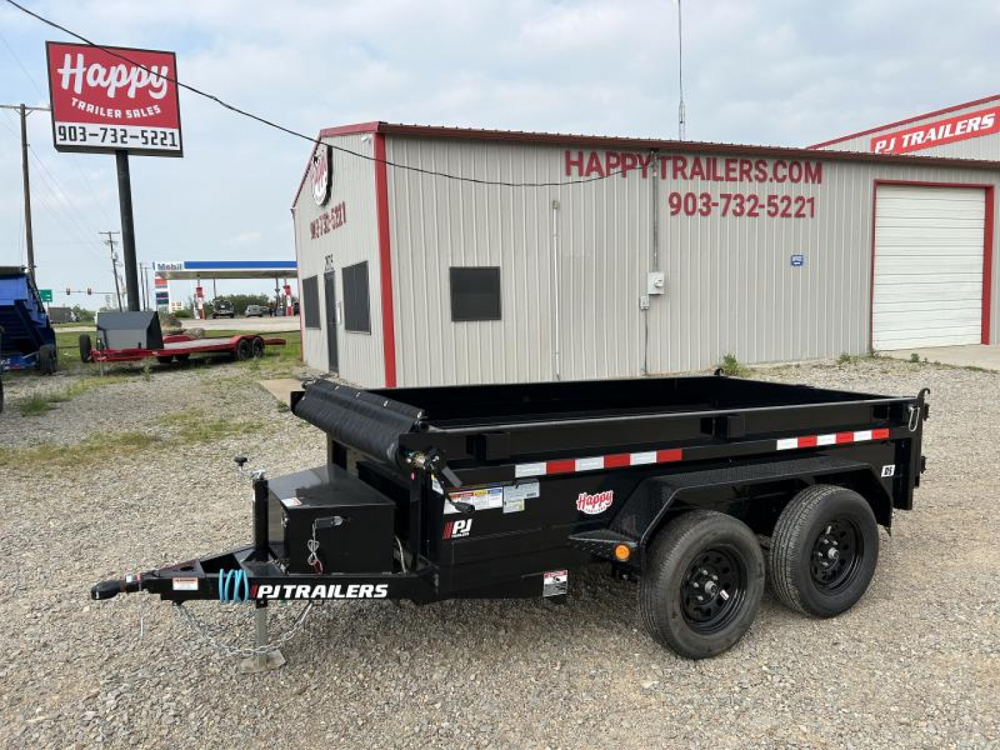 New 2026 PJ 60"x10' Tandem Axle Utility Dump Trailer w/ 18" Sides – D5
