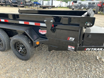 New 2026 PJ 60"x10' Tandem Axle Utility Dump Trailer w/ 18" Sides – D5