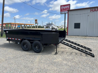 New 2026 PJ 83"x14' BP Tandem Axle Dump w/ 24" Sides – D7