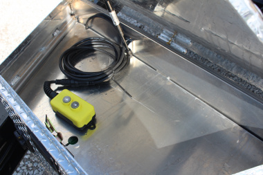 New 2026 Moritz 7' x 14' + 6' Low Pro - Hydraulic Power Tail - Equipment Trailer - 16000# GVW