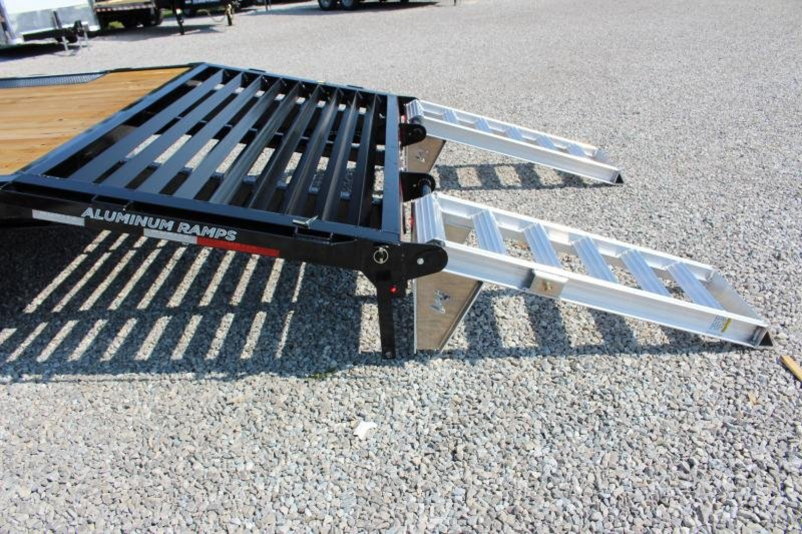 New 2024 Moritz 8' 6" x 18' + 4' Deckover Flatbed w/ Beavertail - Aluminum Ramps - 16,000# GVW