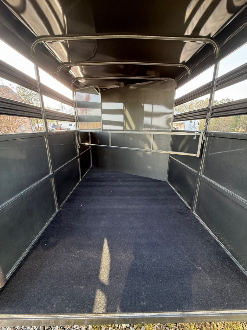 New 2025 Bee 2 Horse Slant Horse Trailer