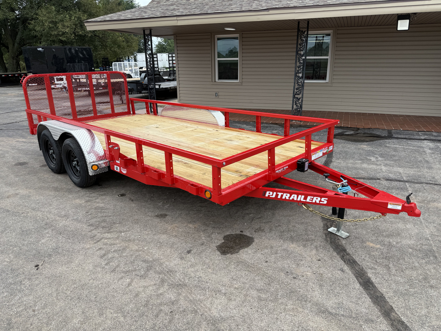 New 2026 PJ 83"x16' Tandem Axle Utility Trailer - UL