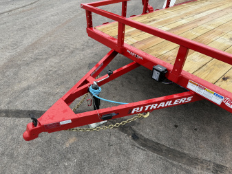 New 2026 PJ 83"x16' Tandem Axle Utility Trailer - UL