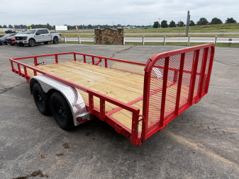 New 2026 PJ 83"x16' Tandem Axle Utility Trailer - UL