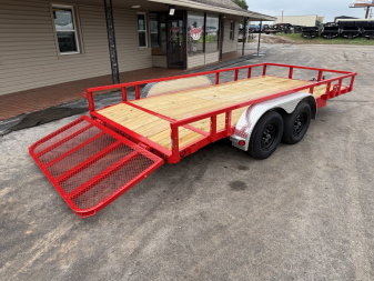 New 2026 PJ 83"x16' Tandem Axle Utility Trailer - UL