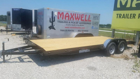 New 2025 Maxwell TA flatbed Car / Racing Trailer