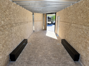 New NEW 2026 Bighorn R&M 8.5x24 +2V SUPERIOR QUALITY 14K Enclosed Cargo Dovetail Trailer Car Hauler