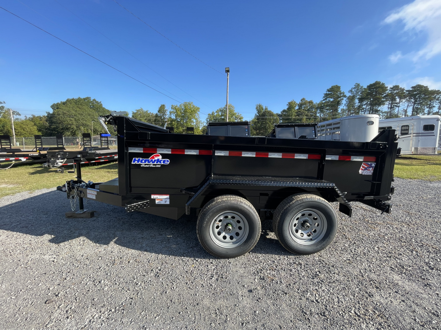 New 2026 Hawke Trailers 6x10 7K Dump Trailer