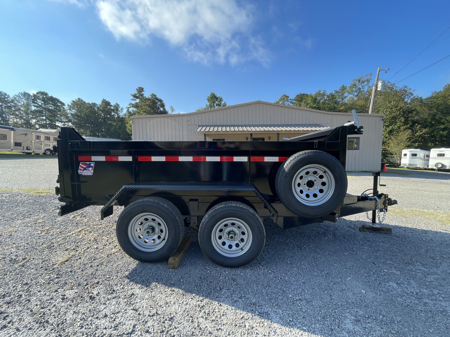 New 2026 Hawke Trailers 6x10 7K Dump Trailer