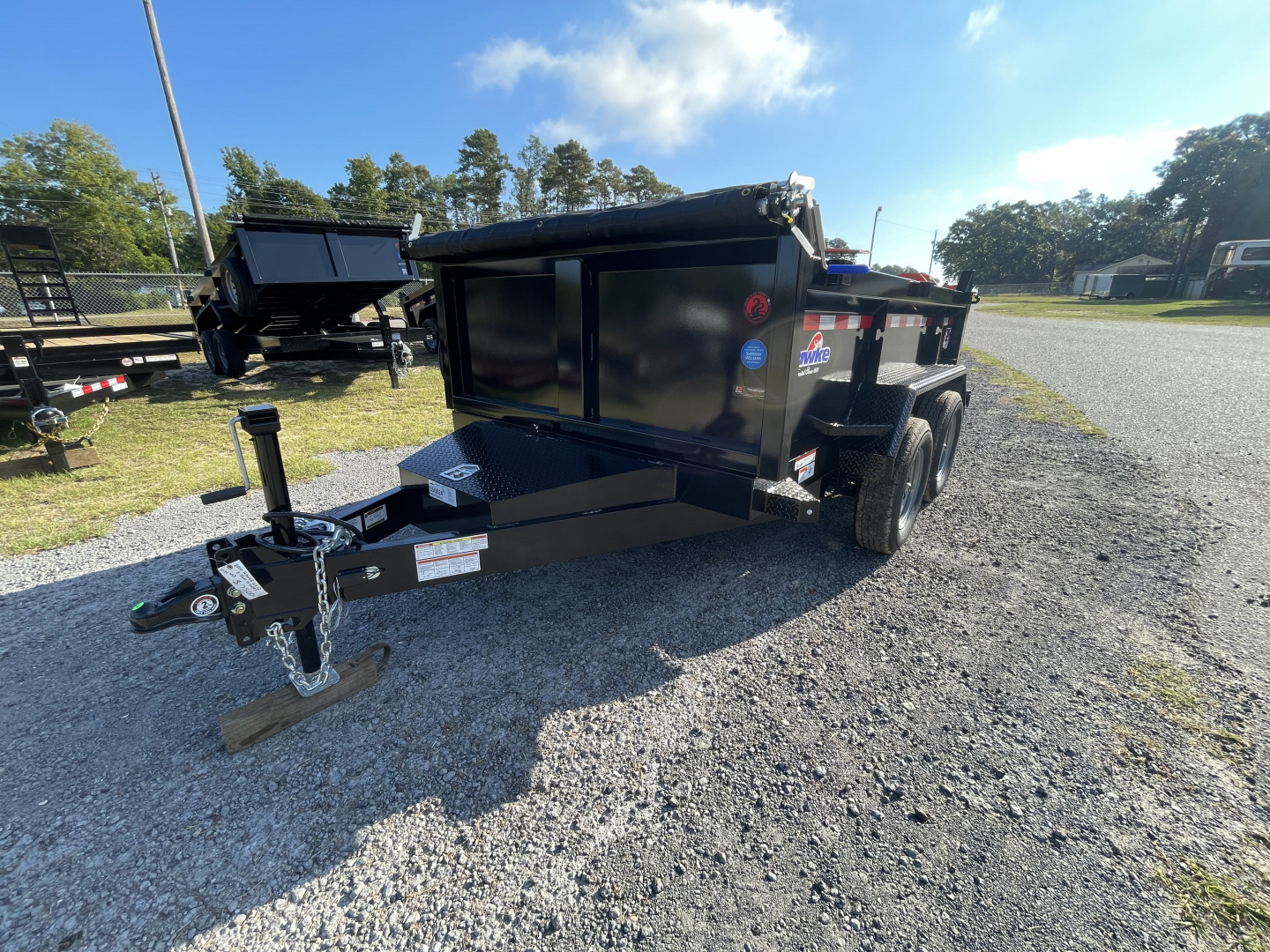 New 2026 Hawke Trailers 6x10 7K Dump Trailer