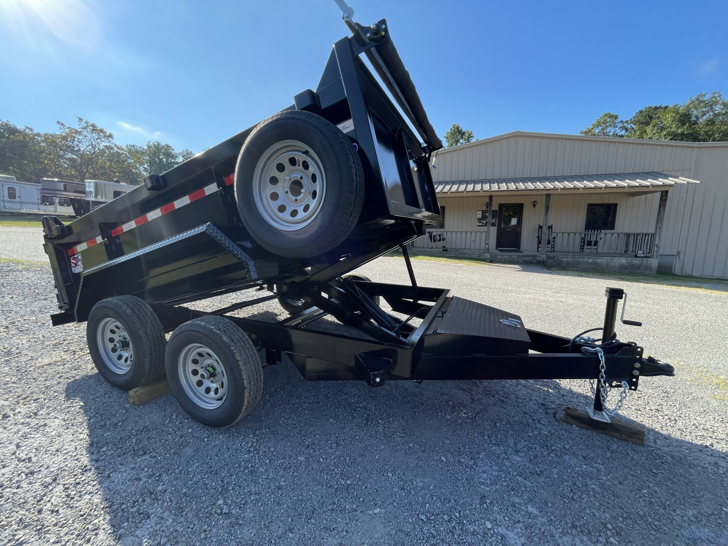 New 2026 Hawke Trailers 6x10 7K Dump Trailer