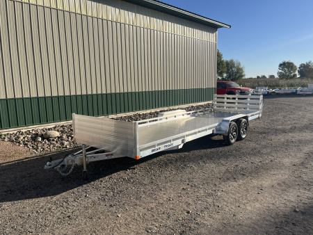New 2026 81 x22' 7k - Tandem Aluminum Utility Trailer w/Rock Guard