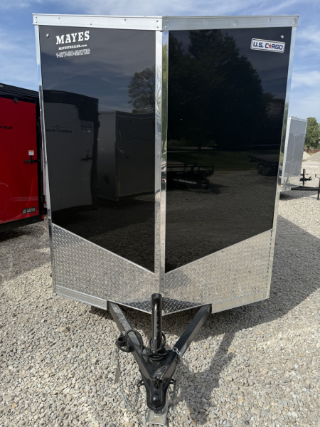 New 2026 US Cargo ULAFT58SA Cargo / Enclosed Trailer 5X8 SA DOUBLE DOOR (GVW:2990) BLACK