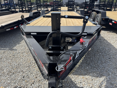 New 2025 LIBERTY LE14K83X19+3B8 Equipment Trailer 83X22 TA KNEE RAMPS (GVW:15400) BLACK