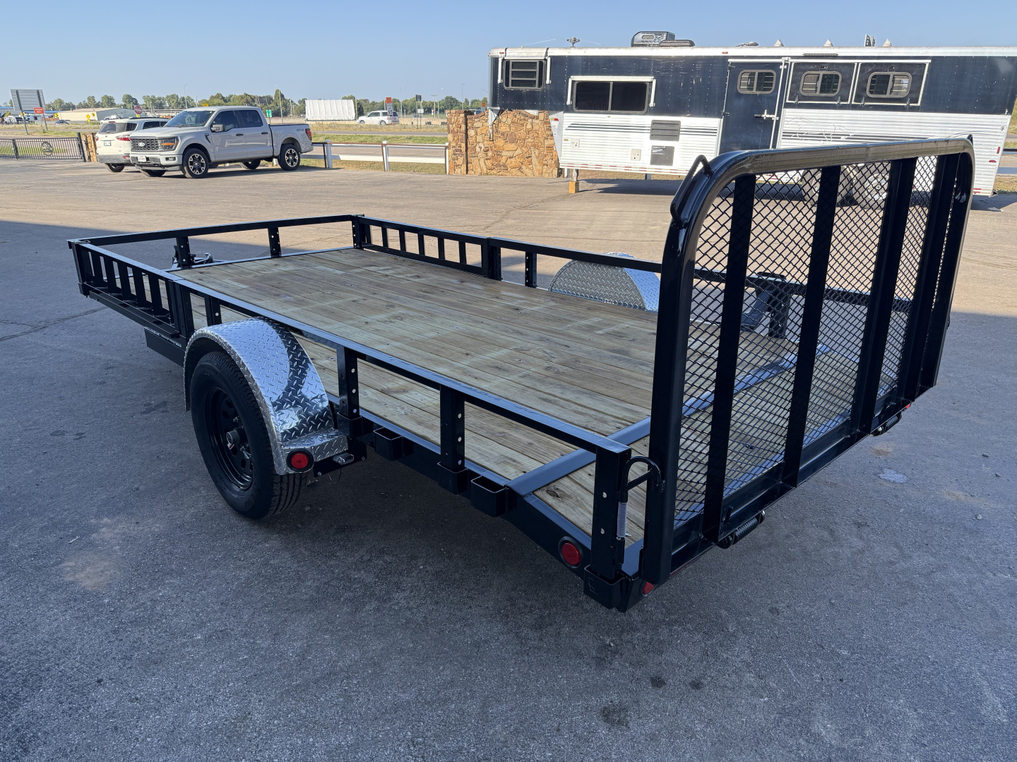 New 2026 PJ 77"x14' Single Axle Utility Trailer - U7