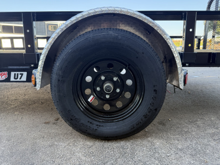 New 2026 PJ 77"x14' Single Axle Utility Trailer - U7