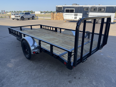 New 2026 PJ 77"x14' Single Axle Utility Trailer - U7
