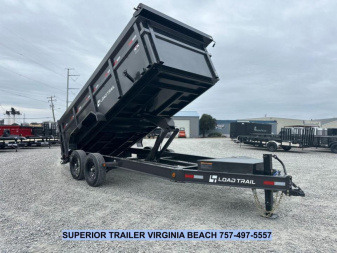 New 2026 Load Trail 7X16 14K Low Pro Dump Trailer