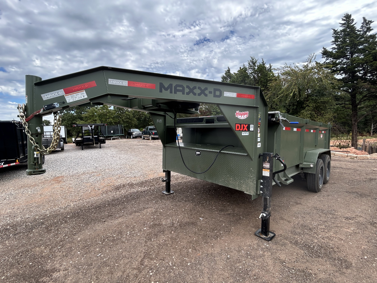 Used 2025 Maxey Trailers 83x14 Tandem Axle-Gooseneck Dump Trailer for ...