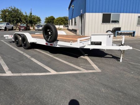 New 2025 TRU 7'x20' Dovetail or Straight Deck Car / Racing Trailer 7k