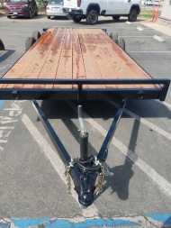 New 2025 TRU 7'x20' Straight Deck Removable Fenders Car / Racing Trailer 7k