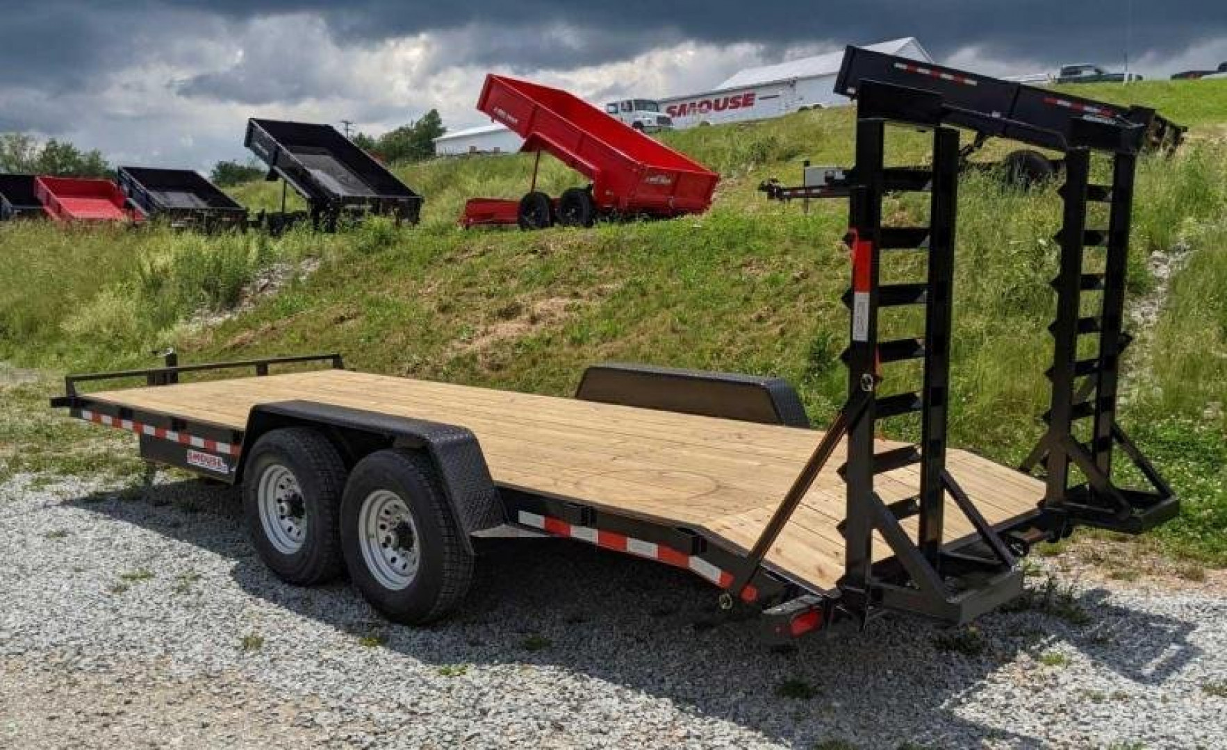 New 2026 Quality 20' HD General Duty Equipment Hauler w/ 2' Dove