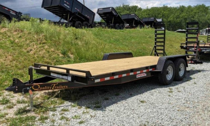 New 2026 Quality 20' HD General Duty Equipment Hauler w/ 2' Dove