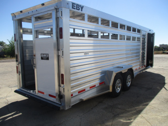 New 2025 EBY Trailers Combo Stock / Stock Combo Trailer 7 X 24
