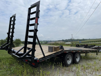 New 2026 Quality 16+4 General Duty Deckover Tagalong w/ Stand Up Ramps