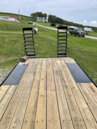 New 2026 Quality 16+4 General Duty Deckover Tagalong w/ Stand Up Ramps