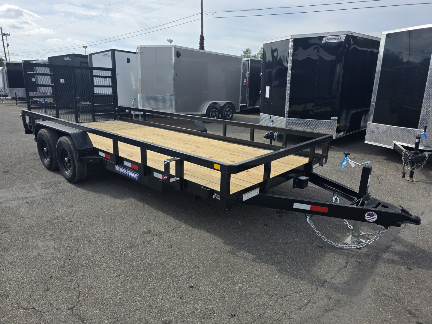 New 2026 Sure-Trac 7X18 10K - TUBE TOP Utility Trailer