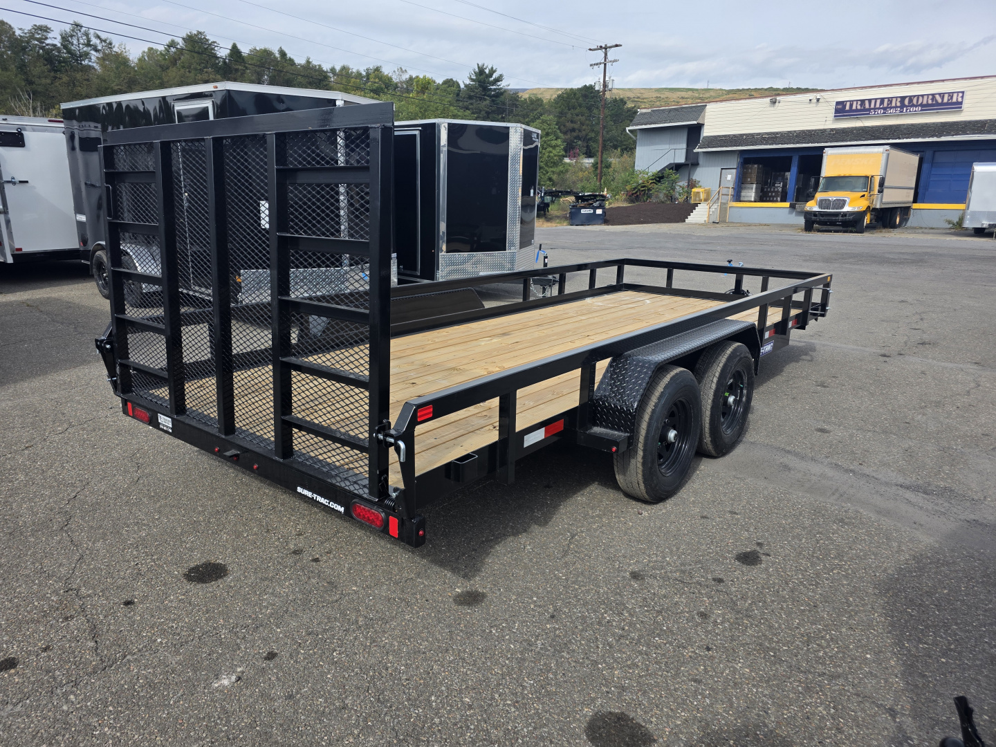 New 2026 Sure-Trac 7X18 10K - TUBE TOP Utility Trailer