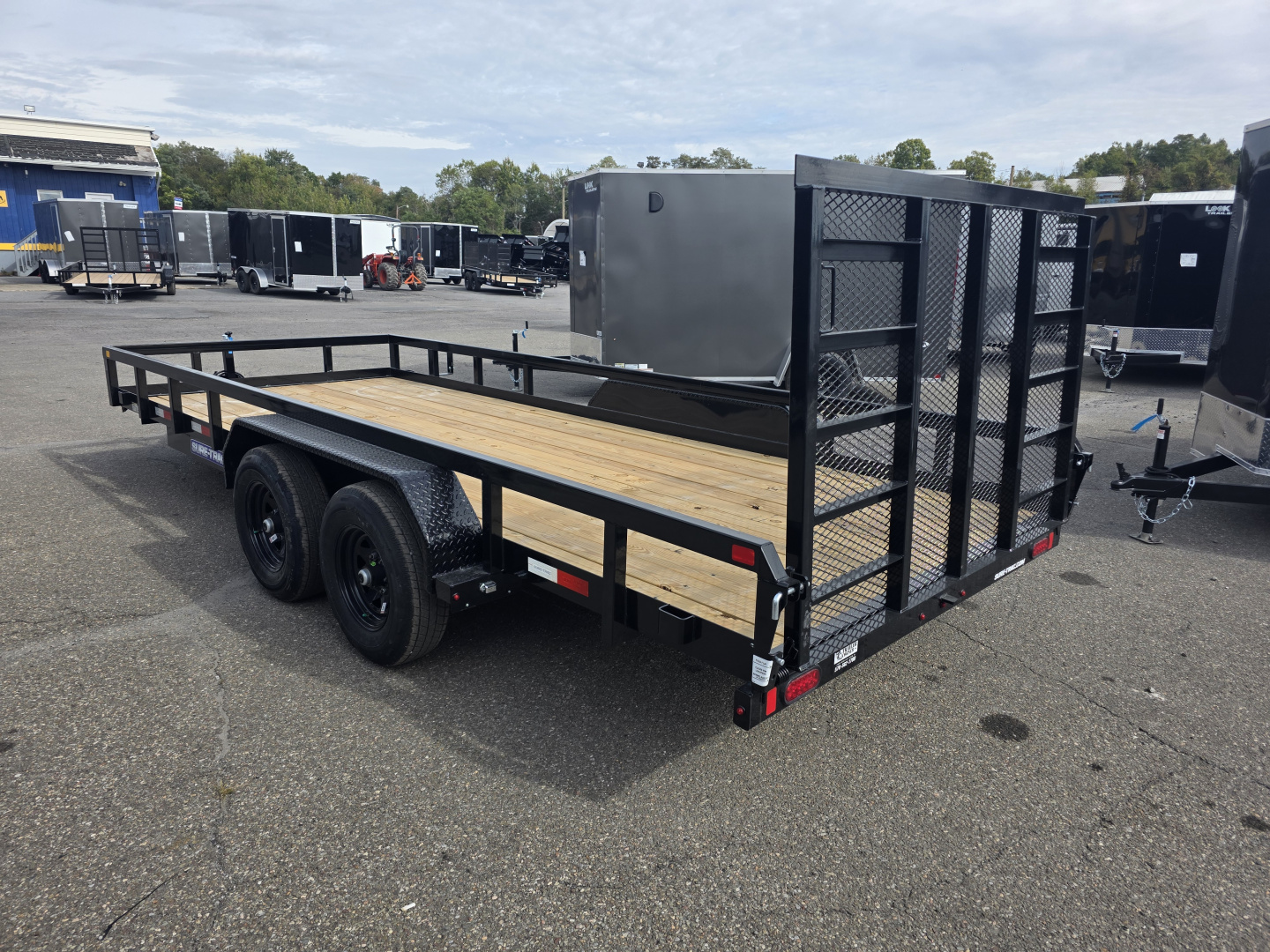 New 2026 Sure-Trac 7X18 10K - TUBE TOP Utility Trailer