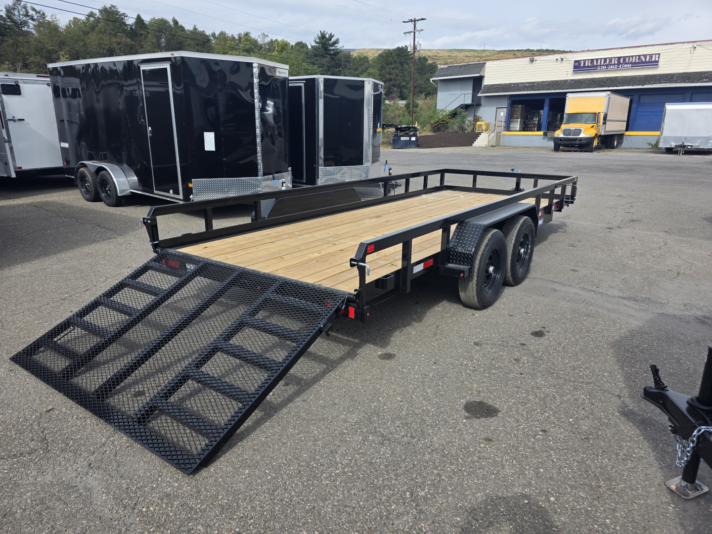 New 2026 Sure-Trac 7X18 10K - TUBE TOP Utility Trailer