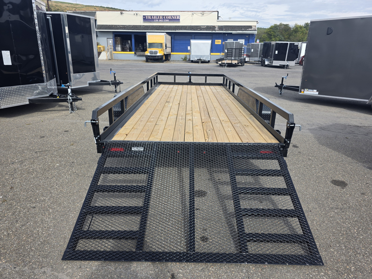 New 2026 Sure-Trac 7X18 10K - TUBE TOP Utility Trailer