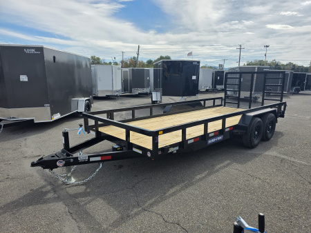 New 2026 Sure-Trac 7X18 10K - TUBE TOP Utility Trailer